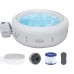 BESTWAY Lay-Z-Spa Paris AirJet Jacuzzi dmuchane, 196 x 66 cm, 4-6 osób 60013