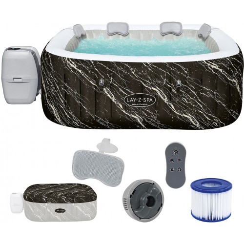 BESTWAY Lay-Z-Spa Hollywood AirJet Jacuzzi dmuchane, 180 x 180 x 66 cm, 6 osób 6001F