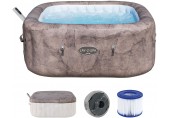 BESTWAY Lay-Z-Spa Rome EnergySense Smart AirJet Jacuzzi, 180 x 180 x 71 cm, 6 osób 6001K