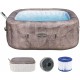 BESTWAY Lay-Z-Spa Rome EnergySense Smart AirJet Jacuzzi, 180 x 180 x 71 cm, 6 osób 6001K