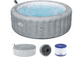 BESTWAY Lay-Z-Spa Bali EnergySense AirJet Jacuzzi dmuchane, 196 x 71 cm, 6 osób 6001N