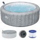 BESTWAY Lay-Z-Spa Bali EnergySense AirJet Jacuzzi dmuchane, 196 x 71 cm, 6 osób 6001N