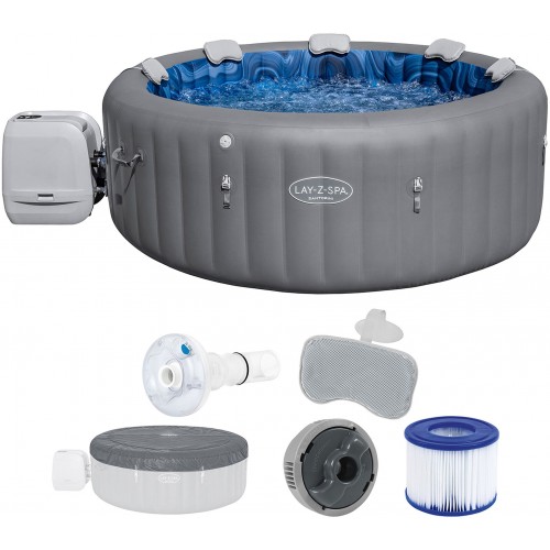 BESTWAY Lay-Z-Spa Santorini EnergySense HydroJet Pro Jacuzzi, 216 x 80 cm, 7 osób 6001T