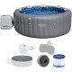 BESTWAY Lay-Z-Spa Santorini EnergySense HydroJet Pro Jacuzzi, 216 x 80 cm, 7 osób 6001T