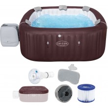 BESTWAY Lay-Z-Spa Maldives HydroJet Pro Jacuzzi dmuchane, 201 x 201 x 80 cm, 7 osób 6001U