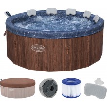 BESTWAY Lay-Z-Spa Toronto ThermaCore AirJet Jacuzzi dmuchane, 190 x 70 cm, 7 osób 6001W
