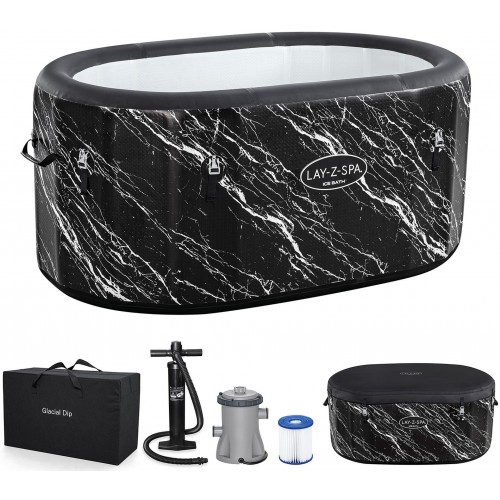 BESTWAY Lay-Z-Spa Glacial Dip Wanna lodowa do zimnego zanurzenia 152 x 92 x 71 cm 6002Q