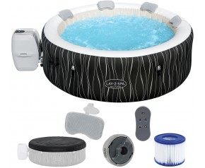 BESTWAY Lay-Z-Spa Hollywood AirJet Jacuzzi dmuchane, 196 x 66 cm, 4-6 osób 60059