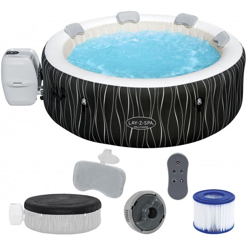 BESTWAY Lay-Z-Spa Hollywood AirJet Jacuzzi dmuchane, 196 x 66 cm, 4-6 osób 60059