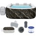 BESTWAY Lay-Z-Spa Hawaii AirJet Jacuzzi dmuchane, 180 x 180 x 66 cm, 4-6 osób 60261