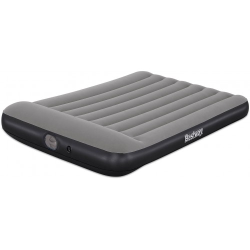 BESTWAY TriTech Full Materac dmuchany z wbudowaną pompką USB, 191 x 137 x 30 cm 671BR