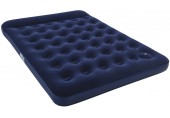 BESTWAY Queen Materac welurowy z wbudowaną pompką nożną, 203 x 152 x 28 cm 67226