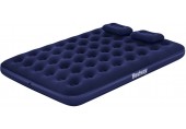 BESTWAY Air Bed Queen Materac dmuchany z pompką ręczną, 203 x 152 x 22 cm 67374