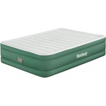 BESTWAY Toughlite Queen Materac dmuchany z wbudowaną pompką, 203 x 152 x 46 cm 69646