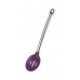 BERGNER Łyżka silikonowa z otworami 34cm FLEXIKITCHEN, fioletowa BG-3362fial