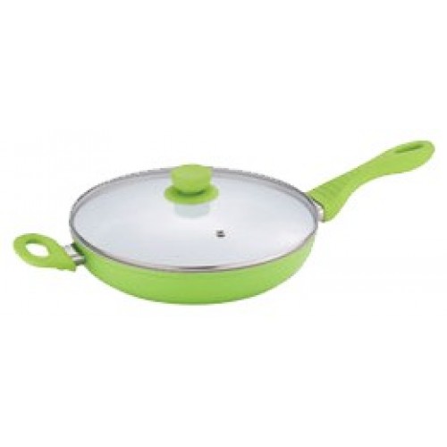 BERGNER Patelnia ceramiczna 28 cm COLORANT zielona BG-6628zele 