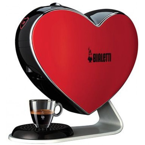 BIALETTI Cuore Ekspres do kawy, czerwony 3012199314
