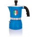 BIALETTI Fiammetta Nazionale kawiarka, 3 espresso, niebieska 2170199311