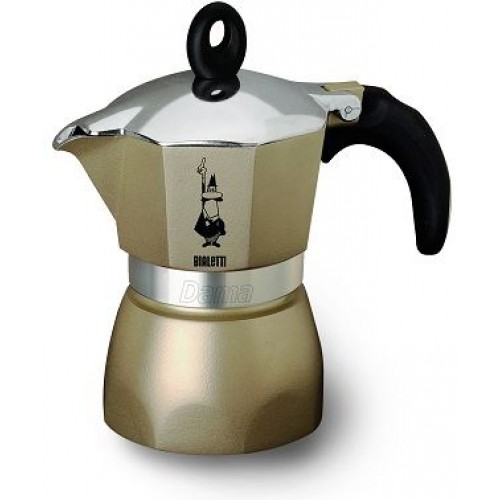 BIALETTI Dama Glamour Kawiarka, 3 espresso, złota 2160199317