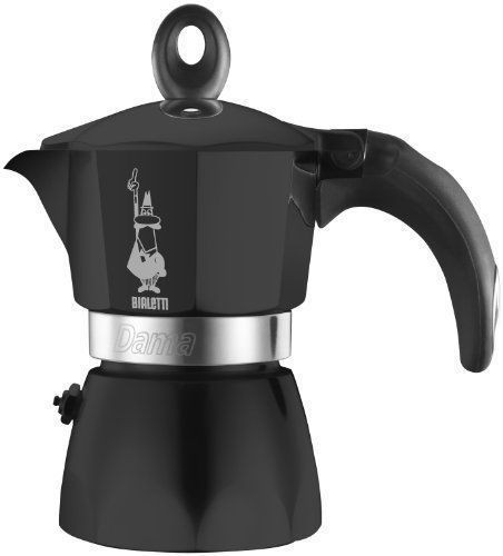 BIALETTI Dama Kawiarka z aluminium, 3 espresso, czarna 2180199314