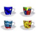 BIALETTI Set Pop Art Filiżanki do kawy 4 szt. 3010199315