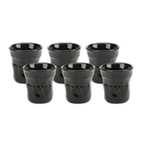 BIALETTI Bicchierini Szalek na kawę, czarny 3010199311 BIALETTI Bicchierini Szalek na kawę, czarny 3010199311