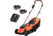 Black & Decker POWERCONNBCMW3318L2 Kosiarka rotacyjna akumulatorowa (2x18V/2x2,5Ah Li-Ion)