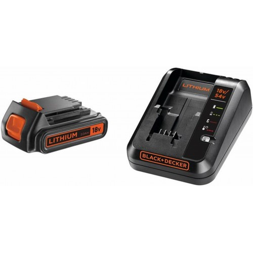Black & Decker BDC2A20 Zestaw akumulator Li-Ion (1x2.0Ah/18V) +ładowarka 14,4 - 18,V