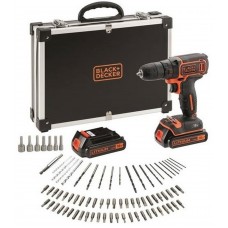 Black & Decker BDCDC18BAFC Wkretarka (30Nm/18V/2x1,5Ah) z akcesoriami