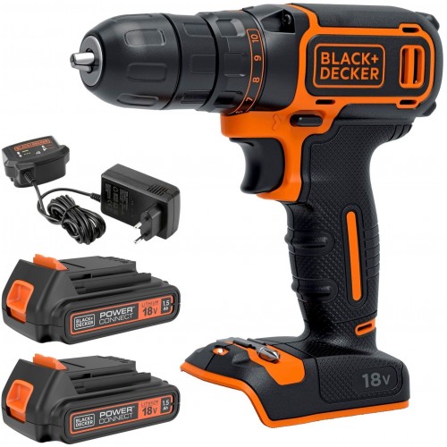 Black & Decker BDCDC18B Wiertarko wkrętarka 30Nm Li-Ion (2x1,5Ah/18V)