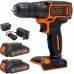 Black & Decker BDCDC18B Wiertarko wkrętarka 30Nm Li-Ion (2x1,5Ah/18V)