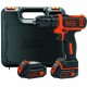 Black & Decker BDCDD12KB Akumulatorowa wiertarko-wkretarka 10,8V/1,5Ah Li-Ion, 26Nm, 2 aku