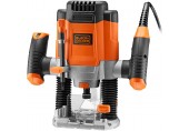 Black & Decker KW1200EKA Frezarka górnowrzecionowa 1200W + zestaw 6szt frezów