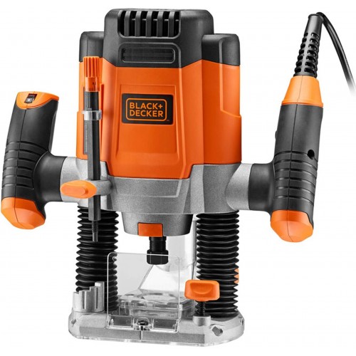 Black & Decker KW1200EKA Frezarka górnowrzecionowa 1200W + zestaw 6szt frezów