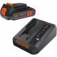 Black & Decker BDC2A20 Zestaw akumulator Li-Ion (18V/1x2,0Ah) + ładowarka 2A