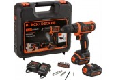 Black & Decker BDCDD12KB Akumulatorowa wiertarko-wkretarka (26Nm/10,8V/2x1,5Ah), walizka