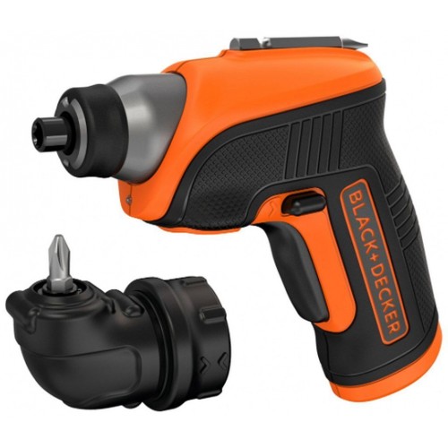 Black & Decker CS3652LC Wkrętak akumulatorowy (5,5Nm/3,6V/1,5Ah), dodatkowa głowica kątowa Black & Decker CS3652LC Wkrętak akumulatorowy (5,5Nm/3,6V/1,5Ah), dodatkowa głowica kątowa