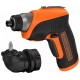Black & Decker CS3652LC Wkrętak akumulatorowy (5,5Nm/3,6V/1,5Ah), dodatkowa głowica kątowa