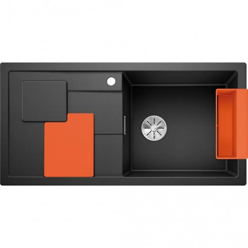 BLANCO SITY XL 6 S Silgranit PuraDur InFino Antracyt z akcesoriami orange 525056