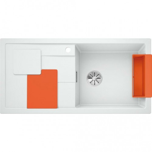 BLANCO SITY XL 6 S Silgranit PuraDur InFino Biały z akcesoriami orange 525059