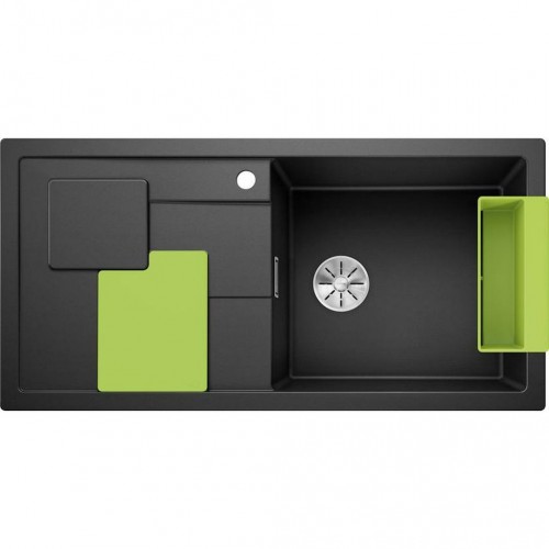 BLANCO SITY XL 6 S Silgranit PuraDur InFino Antracyt z akcesoriami kiwi 525060