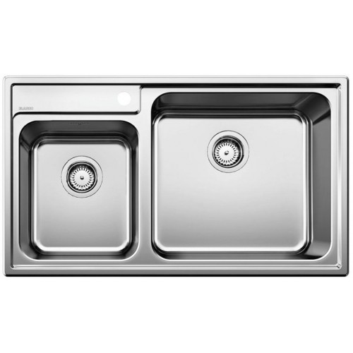 BLANCO NAYA 9 zlewozmywak stalowy, 860x500 mm, stal szlachetna szczotkowana 518495