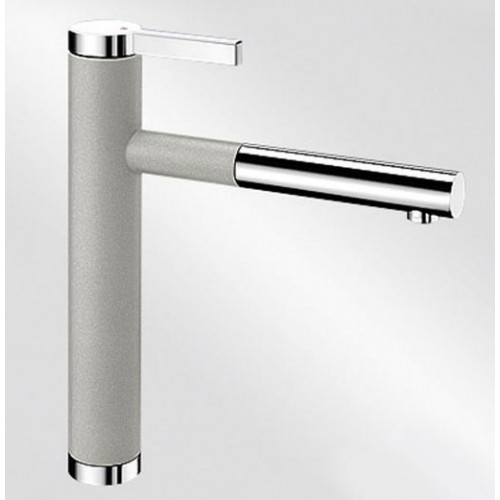 BLANCO LINEE-S bateria kuchenna perłowoszara/chrom 520745