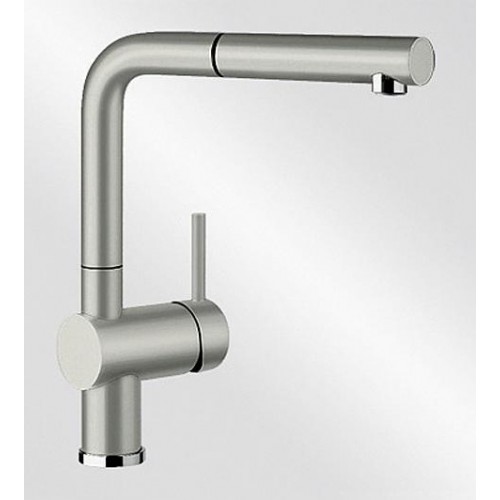 BLANCO LINUS-S Silgranit® bateria kuchenna perłowoszara 520747