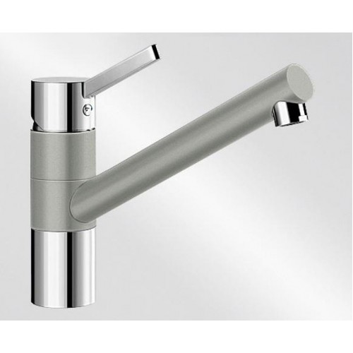 BLANCO TIVO bateria kuchenna perłowoszara/chrom 520753