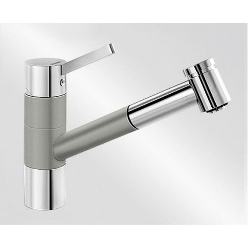 BLANCO TIVO-S bateria kuchenna perłowoszara/chrom 520755