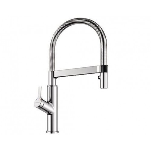 BLANCO SOLENTA-S Senso Bateria chrom z czujnikiem ruchu z dźwignią po lewej stronie 523126