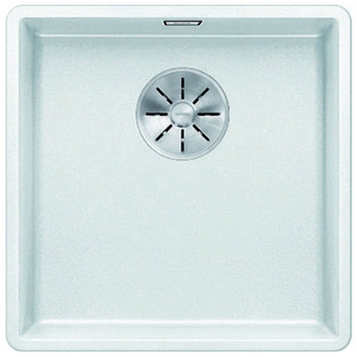 BLANCO SUBLINE 400-F Silgranit PuraDur biały z korkiem InFino 523497