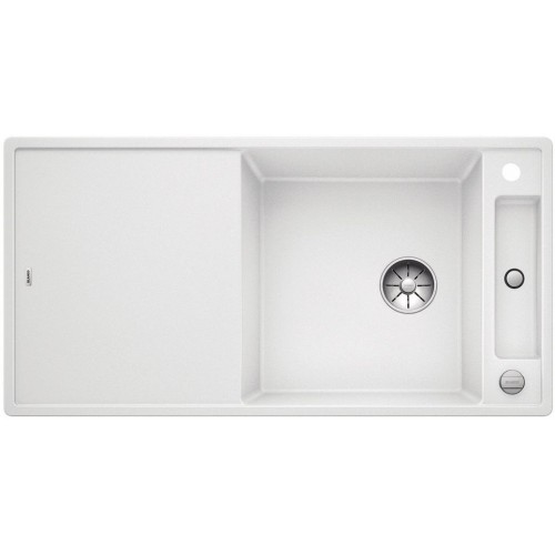 BLANCO AXIA III XL 6S-F biały korkiem aut. deską szklaną odwracalny 523529
