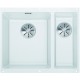 BLANCO SUBLINE 340/160-U biały bez korka automat. lewa komora 523552